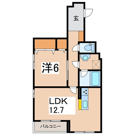 シャーメゾン上二之町の物件間取画像